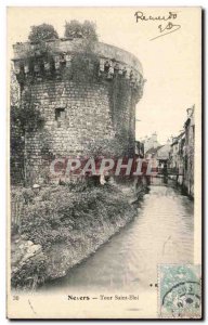 Old Postcard Nevers Tour Saint Eloi