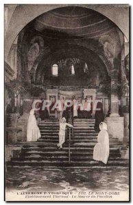 Old Postcard Le Mont Dore Hydrotherapy The source flag