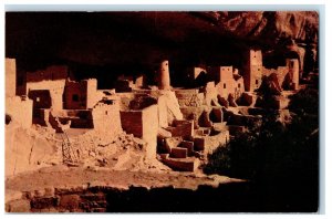 Mesa Verde National Park Sheer Canyon Cliffs Colorado CO Vintage Postcard