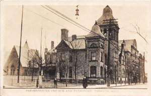 J56/ Toronto Ohio RPPC Postcard c1910 Presbyterian Church  312