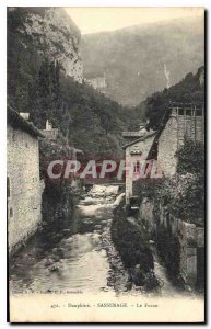 Old Postcard Dauphine Sassenage the Furon