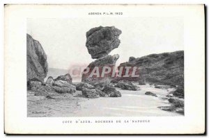 Old Postcard Rocks of Napoule