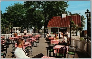 Montreal Dominion Square La Guinguette Outdoor Cafe Postcard H81