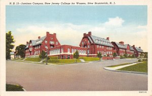 New Brunswick New Jersey 1940s Postcard New Jersey College For Women