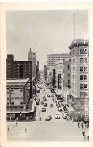 J40/ San Antonio Texas RPPC Postcard c1940s Houston Street Stores  383