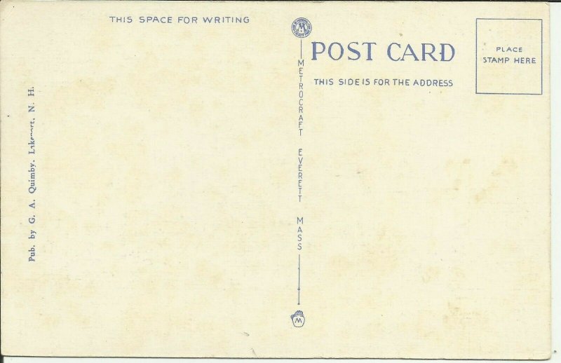 Steamer Mt. Washington, Lake Winnipesaukee, N.H.