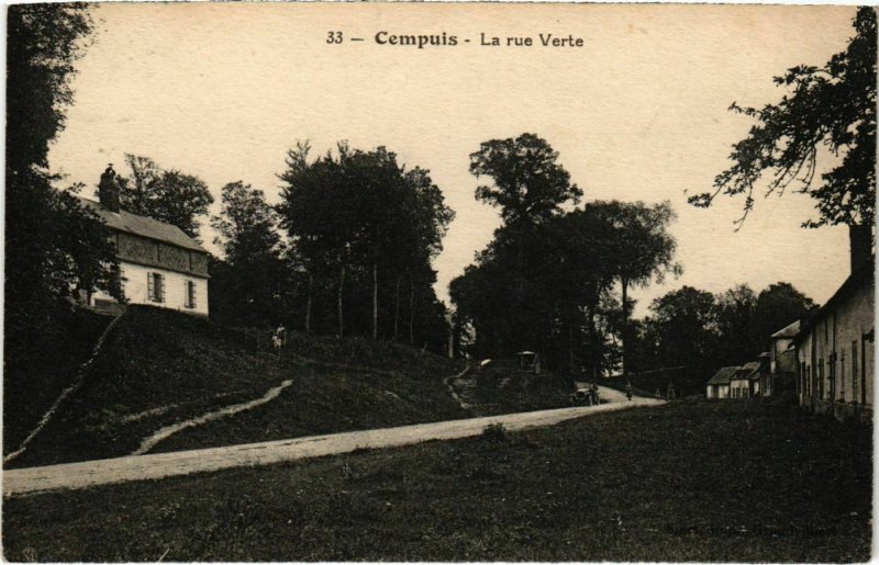 CPA Cempuis- La rue Verte FRANCE (1020820)