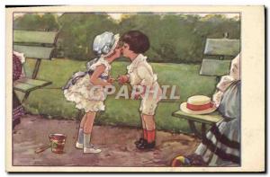 Old Postcard Fantasy Illustrator Child