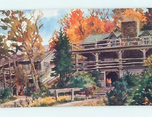 Unused Pre-1980 LODGE SCENE Rutland Vermont VT J6874