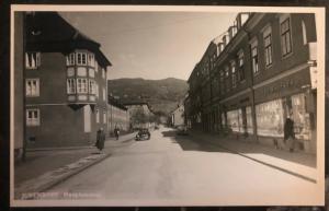 Mint Austria RPPC Real Picture Postcard Judendorf Main Street View