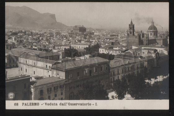 102279 ITALY Palermo Veduta dall Osservatorio I NPG photo PC