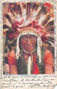 BF36210 types indians  chief bill rock   USA   front/back scan