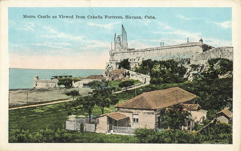 Postcard Morro Castle Cabfia Fortress Havana Cuba