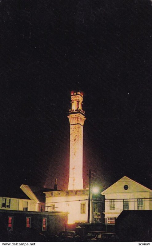 Provincetown , Cape Cod , Mass. , 1950-60s ; Pilgrim Monument