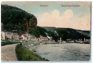 c1910 Elbe Section Bodenbach-Tetschen Děčín Czech Republic Posted Postcard