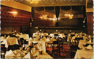 Whitehorse Yukon The Cellar Edgewater Hotel Dining Room c1973 Postcard G98