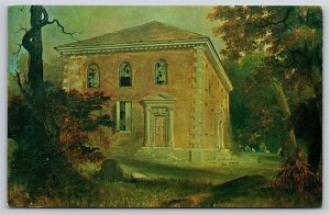 Lorton Virginia~Pohick Episcopal Church Painting Reproduction~Vintage Postcard