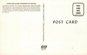 Fort Canby State Park Washington Lewis & Clark Interpretive Center Postcard 