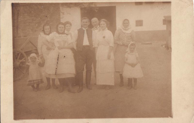 Hungarian types family social history early photo