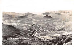 Nevada Desert Birdseye View Real Photo Antique Postcard K36596 