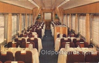 Southern Pacific, Dining Car, Shasta Daylight Train Locomotive  Steam Engine ...