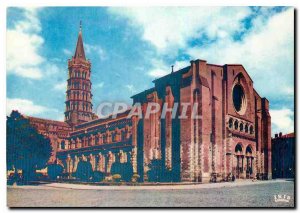 Postcard Modern Art City Toulouse Cite des Violettes St Sernin Basilica XI XI...