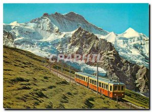 Modern Postcard Kleine Scheidegg Jungfrau Jungfrau 4158m Silberhoener