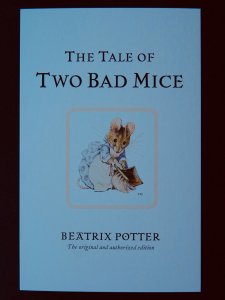Beatrix Potter THE TALE OF TWO BAD MICE jacket design Postcard