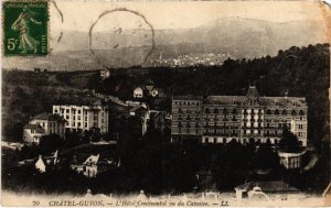 CPA CHATEL-GUYON - l'Hotel Continental vue du Calvaire (72458)