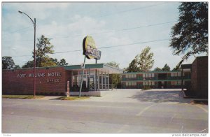 Ft. Williams Motel, SYLACAUGA, Alabama, 1940-1960s