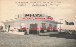 FL, Redington Beach, Florida, Lilly's Italian Restaurant, Eastern Illust Pub