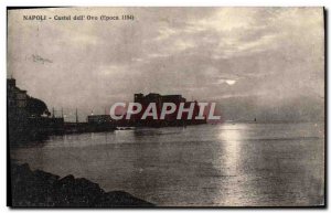 Postcard Old Naples Castel dell & # 39Ovo