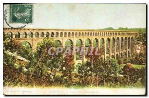 Old Postcard Marseille Aqueduct Roquefavour