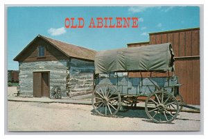Abilene Kansas Old Abilene Town Hickok Cabin Postcard