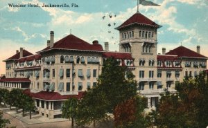 Vintage Postcard 1916 Windsor Hotel Jacksonville Florida FL The H & WB Drew Pub.