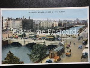 c1950's - O'Connell Bridge & River Liffey, Dublin - Excellent animated st. scene