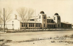 1920s Wilcox Arizona High School occupation RPPC Postcard 25-11604