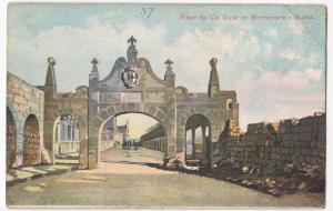 Malta; Fleur De Lis Gate, Birchircara PPC, Unposted, c 1900 - 1905, UB