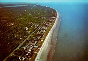 South Carolina Hilton Head Island Beach Aerial View