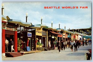 1960 Seattle Washington WA Postcard World's Fair Boulevards Store Shop Market