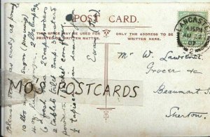 Genealogy Postcard - Lawrence - Grocer - Beaumont Street - Skerton - Ref 7645A