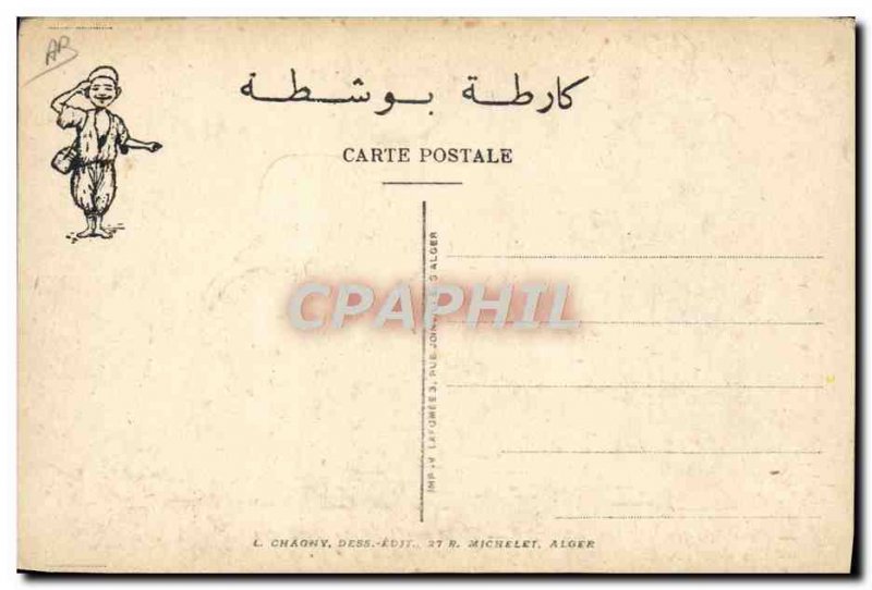 Old Postcard Fantasy Illustrator North Africa Ahmed How your tomatoes