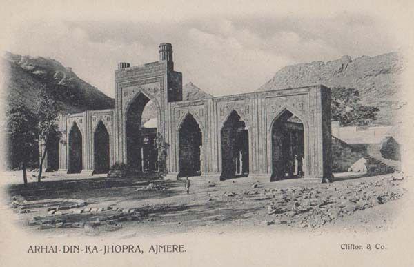 Arhai Din Ka Jhopra Ajmere India Indian Antique Postcard