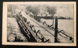 Mint USA Picture Postcard PPC International Bridge Between El Paso & Juarez