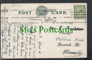 Genealogy Postcard - House History - Victoria Hotel, Broad St, Worcester RF6443