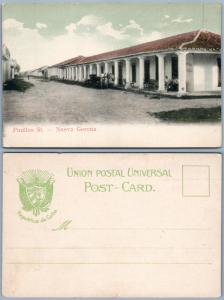 NUEVA GERONA PINILLOS ST. Isla de la Juventud CUBA ANTIQUE POSTCARD