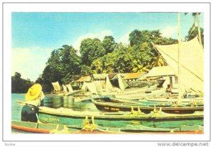 Fishing Fleet, St. Pierre, Martinique,France, 40-60s