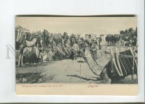 472893 Turkey Smyrne Izmir Camel caravan Vintage postcard