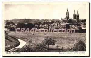 Postcard Old Bayeux general view taken of Carriere