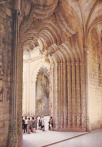 Portugal Batalha Monastery Entrance To The Unfinished Chapels